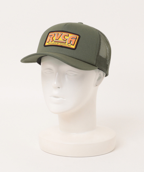 RVCA(ルーカ)の「RVCA メンズ SERVICE FOAMY TRUCKER 2 キャップ 【2025年夏モデル】/ルーカ帽子(キャップ・メンズ・ブラック/オリーブ・FREE)」の6枚目の写真