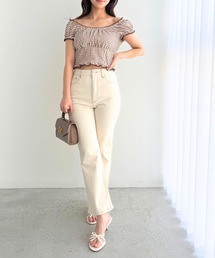 DEICY | デニムハイウエストストレッチパンツ(デニムパンツ)