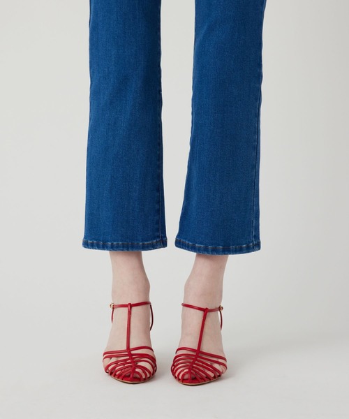 DEICY（デイシー）の「デニムハイウエストストレッチパンツ（デニムパンツ・レディース・ピンク/ライトインディゴブルー/アイボリー/サックスブルー・0/1）」の18枚目の写真