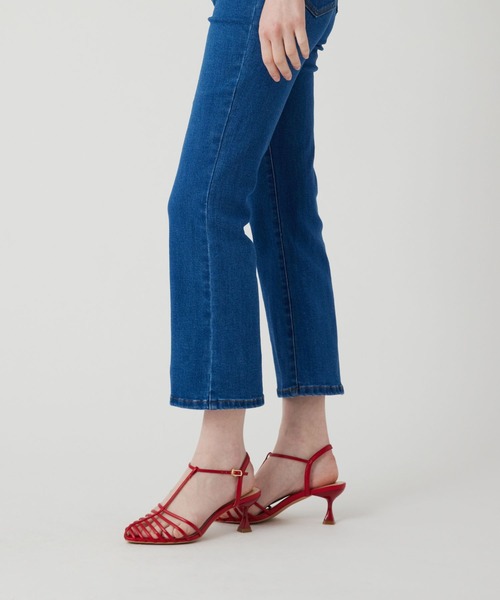 DEICY（デイシー）の「デニムハイウエストストレッチパンツ（デニムパンツ・レディース・ピンク/ライトインディゴブルー/アイボリー/サックスブルー・0/1）」の19枚目の写真