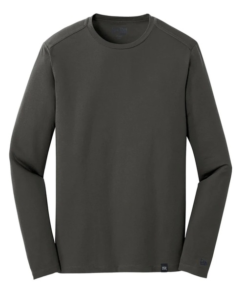 NEW ERA（ニューエラ）の「【New Era】 Heritage Blend Long Sleeve Crew Tee（Tシャツ/カットソー・メンズ・ホワイト/ブラック/ネイビー/ロイヤルブルー/グレー系・S/M/L/XL）」の4枚目の写真