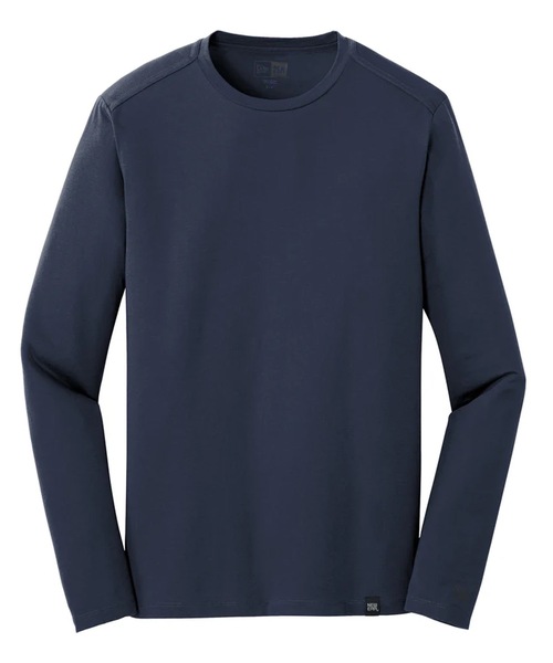 NEW ERA（ニューエラ）の「【New Era】 Heritage Blend Long Sleeve Crew Tee（Tシャツ/カットソー・メンズ・ホワイト/ブラック/ネイビー/ロイヤルブルー/グレー系・S/M/L/XL）」の5枚目の写真