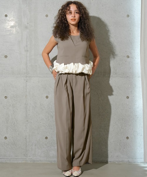 ANDRESD whip hem set up アンドレスド　セットアップ セール】【ANDRESD】whip hem set up dress［ホイップヘム