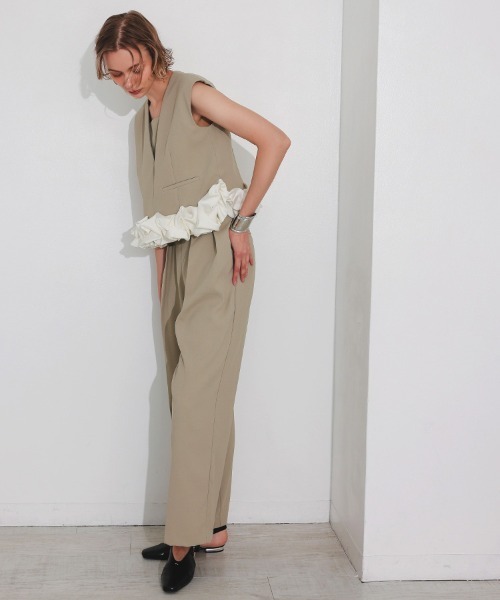 DONOBAN（ドノバン）の「【ANDRESD】whip hem set up dress［ホイップヘムセットアップドレス］（ドレス・レディース・ブラック/モカ/ミント/グレー・S/M/L）」の8枚目の写真