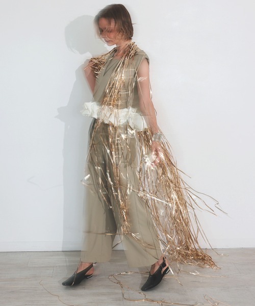 DONOBAN（ドノバン）の「【ANDRESD】whip hem set up dress［ホイップヘムセットアップドレス］（ドレス・レディース・ブラック/モカ/ミント/グレー・S/M/L）」の9枚目の写真