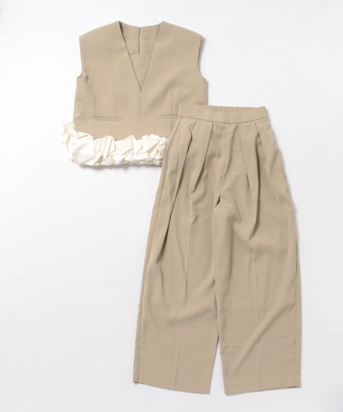 ANDRESD whip hem set up アンドレスド　セットアップ セール】【ANDRESD】whip hem set up dress［ホイップヘム