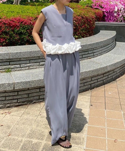 ANDRESD】whip hem set up dress［ホイップヘムセットアップ