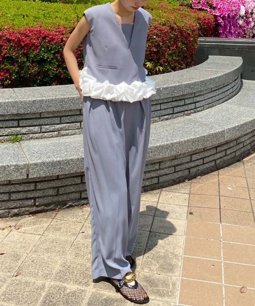 ANDRESD whip hem set up アンドレスド　セットアップ セール】【ANDRESD】whip hem set up dress［ホイップヘム