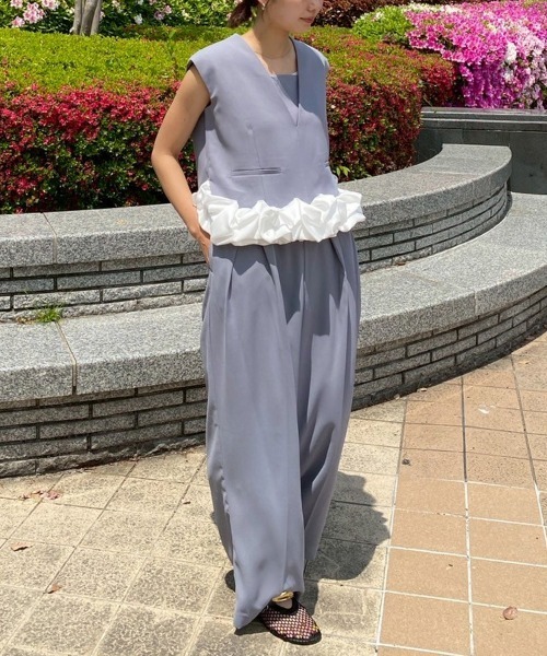 ANDRESD】whip hem set up dress［ホイップヘムセットアップドレス