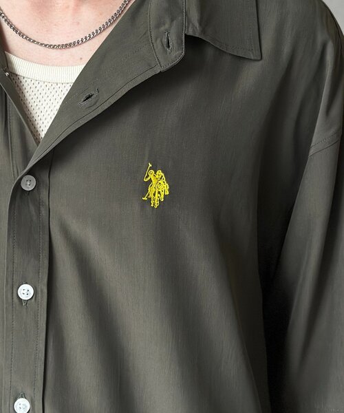 U.S. POLO ASSN.】シルクタッチ半袖シャツ（シャツ/ブラウス）｜U.S.