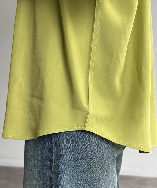 U.S. POLO ASSN.（ユーエスポロアッスン）の「【U.S. POLO ASSN.】シルクタッチ半袖シャツ（シャツ/ブラウス・メンズ・ブルー/チャコールグレー/ライム/ネイビー/グレイッシュベージュ/カーキ/ブラウン・MEDIUM/LARGE）」の11枚目の写真