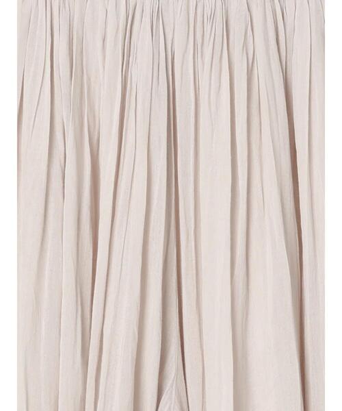 Samansa Mos2 blue(サマンサモスモスブルー)の「ボイルギャザースカーチョ(その他パンツ・レディース・ブラック/ベージュ/シルバーグレー/ブルー・F)」の8枚目の写真