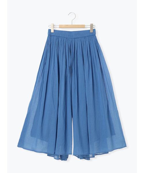 Samansa Mos2 blue(サマンサモスモスブルー)の「ボイルギャザースカーチョ(その他パンツ・レディース・ブラック/ベージュ/シルバーグレー/ブルー・F)」の12枚目の写真