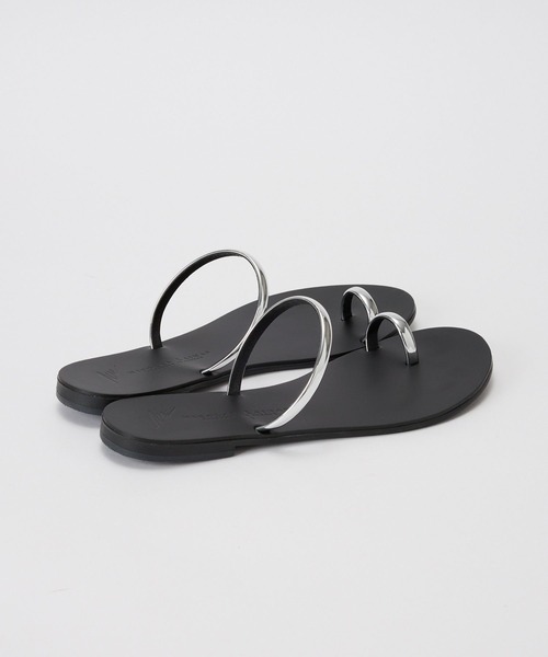 NICOLAS LAINAS（ニコラスライナス）の「【NICOLAS LAINAS】フラットサンダル（サンダル・レディース・ブラック/ベージュ・38inch/37inch）」の10枚目の写真