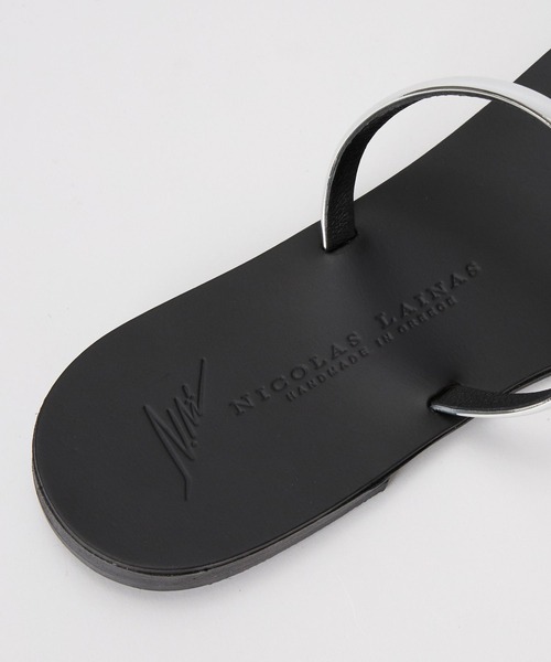NICOLAS LAINAS（ニコラスライナス）の「【NICOLAS LAINAS】フラットサンダル（サンダル・レディース・ブラック/ベージュ・38inch/37inch）」の15枚目の写真