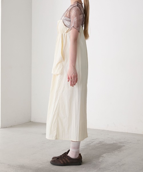 forksy.】ナイロン ウエストドロスト ビッグポケット キャミ