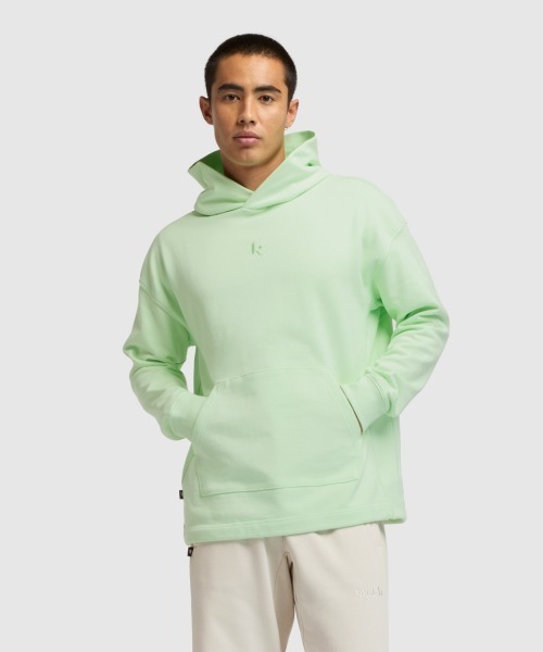 Kinetics（キネティクス）の「New Balance Klutch Men's Fleece Hoodie（ニューバランス クラッチ フリース フーディ）（パーカー・メンズ・グリーン系/イエロー系/ベージュ系・MEDIUM/LARGE/X-LARGE）」の3枚目の写真