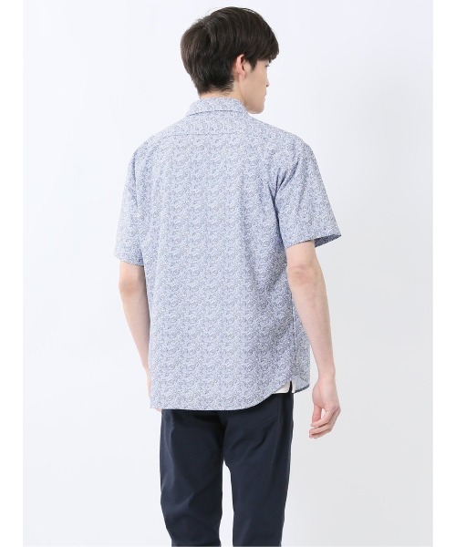 TAKA-Q(タカキュー)の「【ストレッチ】タカキュー ペイズリープリント レギュラーカラー 半袖 シャツ(シャツ/ブラウス・メンズ・ネイビー・MEDIUM/LARGE/X-LARGE)」の12枚目の写真