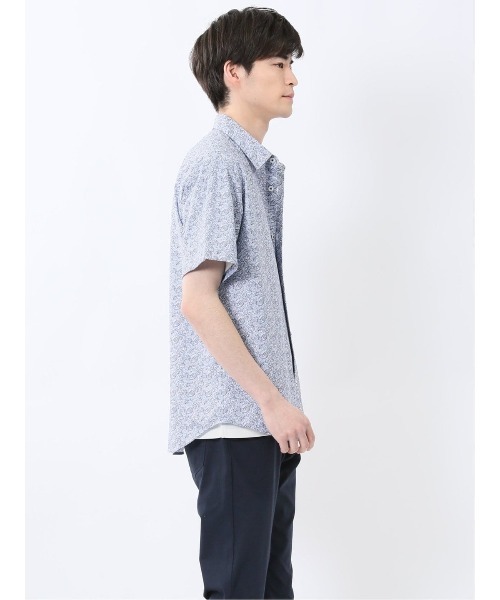 TAKA-Q(タカキュー)の「【ストレッチ】タカキュー ペイズリープリント レギュラーカラー 半袖 シャツ(シャツ/ブラウス・メンズ・ネイビー・MEDIUM/LARGE/X-LARGE)」の13枚目の写真