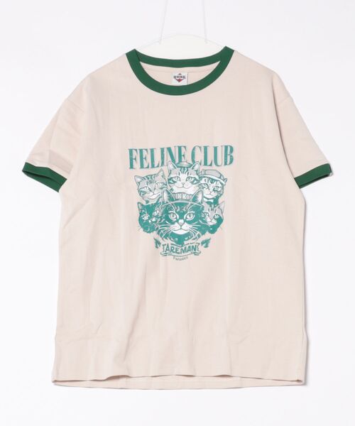 HOOK（フック）の「HOOK -original-　ニャンコ船長ヴィンテージ風プリントリンガーTEE (SS)（Tシャツ/カットソー・メンズ・ホワイト/ネイビー/ライトベージュ・MEDIUM/X-LARGE/LARGE）」の18枚目の写真