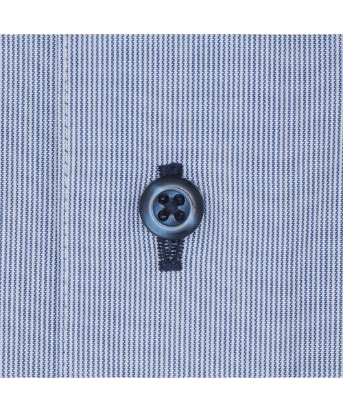 TOKYO SHIRTS（トウキョウシャツ）の「形態安定ノンアイロン ドゥエボットーニ 半袖ビジネスワイシャツ（ビジネスシャツ・メンズ・ブルー・首回り39cm/首回り41cm/首回り42cm/首回り43cm/首回り37cm）」の5枚目の写真