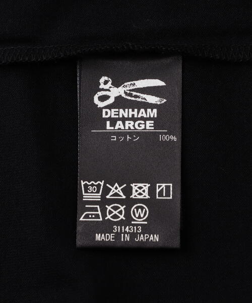 DENHAM（デンハム）の「DENHAM/デンハム/BIG LOGO TEE（Tシャツ/カットソー・メンズ・ブラック/ホワイト・M/S/L）」の10枚目の写真