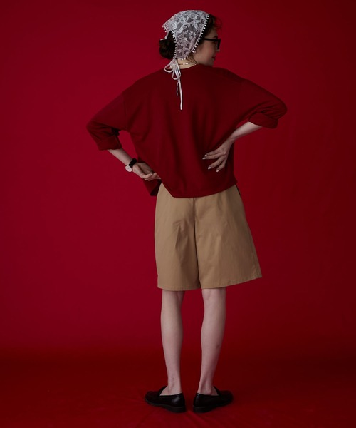 BONLECILL Marche（ボンルシールマルシェ）の「【BONLECILL Marche】アソートレースバブーシュカ／三角巾（バンダナ/スカーフ・レディース・ホワイト/ホワイト系1/ホワイト系2・FREE）」の18枚目の写真