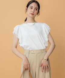 kumikyoku（組曲） - 【オシャレ⭐KUMIKYOKU】うすピンク　ボウタイ　カットソー　サイズ3 セール 50%OFF】【組曲×Oggiコラボ】きれいめニットアップ
