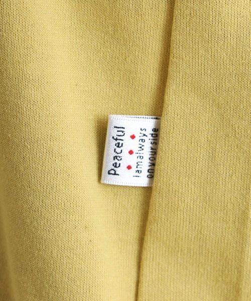 Quelle Chance(ケルシャンス)の「ドロスト刺しゅうプルオーバー ニャンジャ(Tシャツ/カットソー・レディース・イエロー/チャコールグレー/オートミール・M)」の15枚目の写真