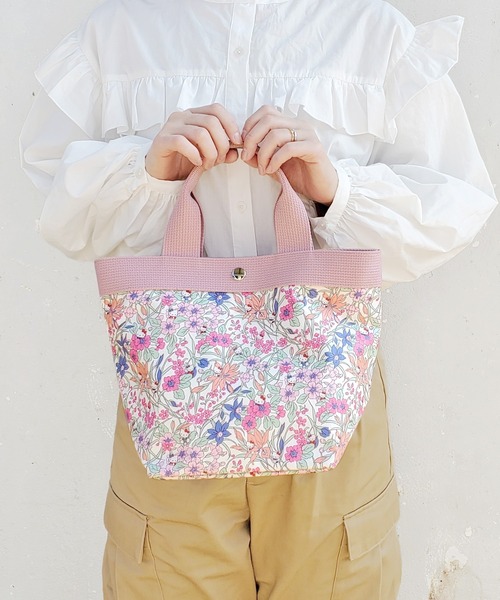 sanrio(サンリオ)の「サンリオキャラクターズ トートバッグ 小 Cyalel Yahata【日本製】(トートバッグ・レディース・ピンク系その他2/ピンク系その他/ピンク・FREE)」の10枚目の写真