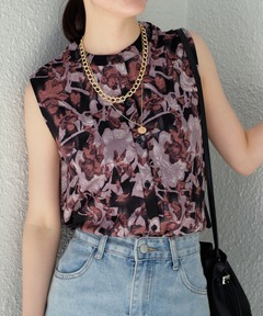 トップス NOTREemor asymmetry tulle tops NOTRE emor ブラウス シャツ asymmetry tulle tops レディース