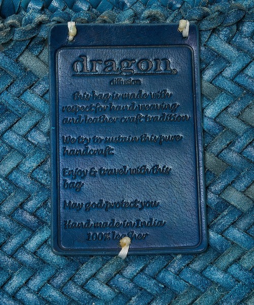 DRAGON（ドラゴン）の「【DRAGON/ドラゴン】GRACE BASKET SMALL（トートバッグ・レディース・ブラウン/ホワイト/ライトブルー・フリー）」の18枚目の写真