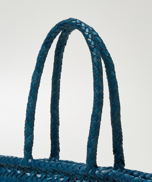 DRAGON（ドラゴン）の「【DRAGON/ドラゴン】GRACE BASKET SMALL（トートバッグ・レディース・ブラウン/ホワイト/ライトブルー・フリー）」の17枚目の写真