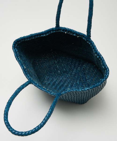 DRAGON（ドラゴン）の「【DRAGON/ドラゴン】GRACE BASKET SMALL（トートバッグ・レディース・ブラウン/ホワイト/ライトブルー・フリー）」の15枚目の写真