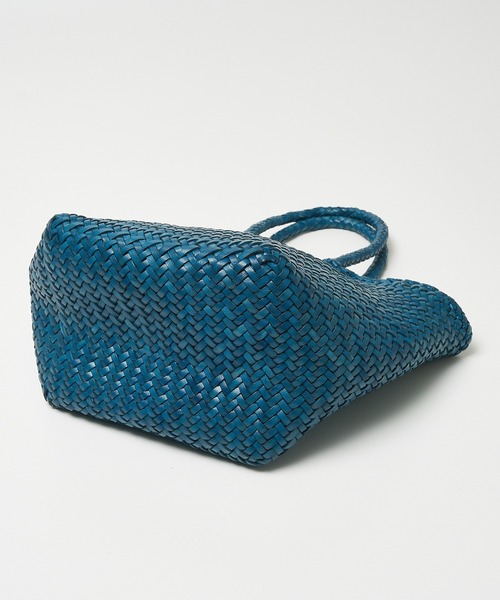 DRAGON（ドラゴン）の「【DRAGON/ドラゴン】GRACE BASKET SMALL（トートバッグ・レディース・ブラウン/ホワイト/ライトブルー・フリー）」の14枚目の写真