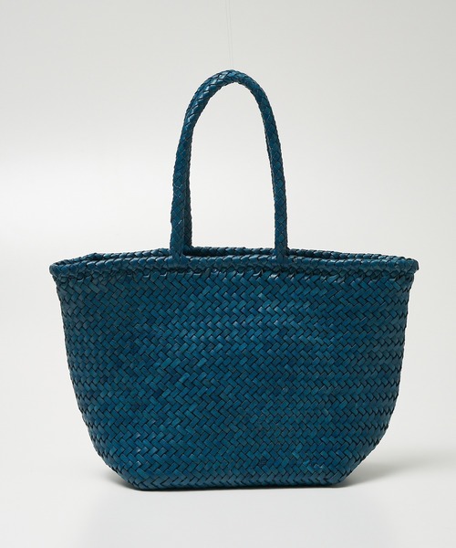 DRAGON（ドラゴン）の「【DRAGON/ドラゴン】GRACE BASKET SMALL（トートバッグ・レディース・ブラウン/ホワイト/ライトブルー・フリー）」の13枚目の写真