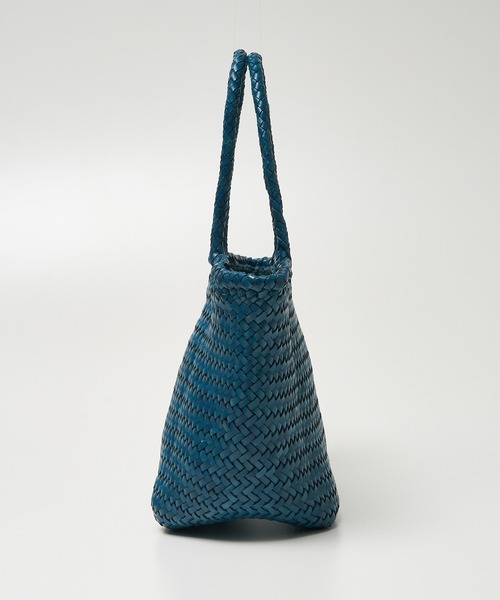 DRAGON（ドラゴン）の「【DRAGON/ドラゴン】GRACE BASKET SMALL（トートバッグ・レディース・ブラウン/ホワイト/ライトブルー・フリー）」の12枚目の写真