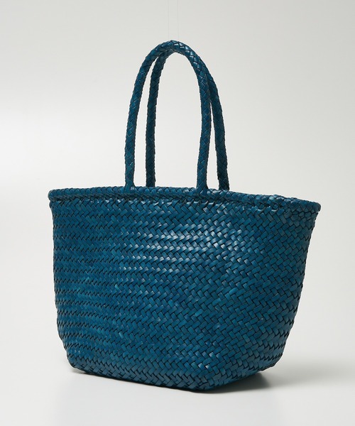 DRAGON（ドラゴン）の「【DRAGON/ドラゴン】GRACE BASKET SMALL（トートバッグ・レディース・ブラウン/ホワイト/ライトブルー・フリー）」の11枚目の写真