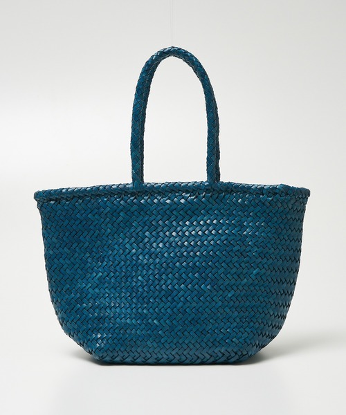 DRAGON（ドラゴン）の「【DRAGON/ドラゴン】GRACE BASKET SMALL（トートバッグ・レディース・ブラウン/ホワイト/ライトブルー・フリー）」の10枚目の写真