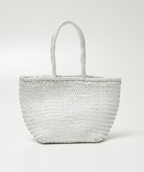 DRAGON（ドラゴン）の「【DRAGON/ドラゴン】GRACE BASKET SMALL（トートバッグ・レディース・ブラウン/ホワイト/ライトブルー・フリー）」の8枚目の写真