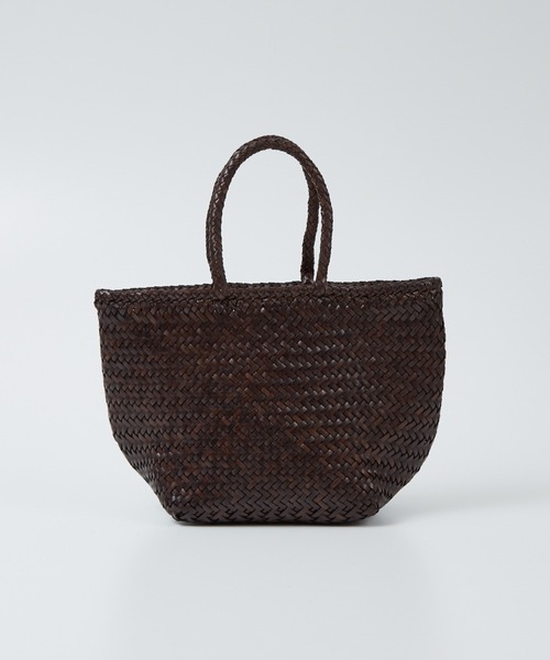 DRAGON（ドラゴン）の「【DRAGON/ドラゴン】GRACE BASKET SMALL（トートバッグ・レディース・ブラウン/ホワイト/ライトブルー・フリー）」の9枚目の写真