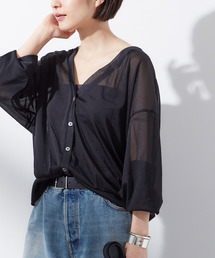 オーガンジー」に該当するカーディガン/ボレロファッション通販