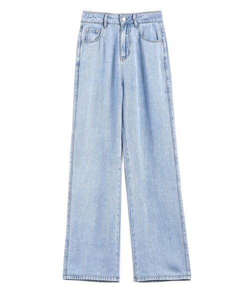 HANDO（ハンド）の「[高身長サイズMT/低身長サイズS有り]ハイウエストストレートデニム レディース韓国 オフィスカジュアル きれいめカジュアル（デニムパンツ・レディース・ブルー・S/M/L/XL/XXL）」の7枚目の写真