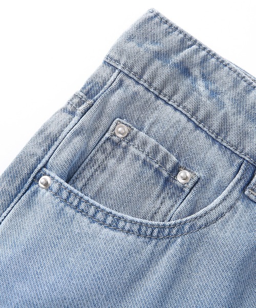 HANDO（ハンド）の「[高身長サイズMT/低身長サイズS有り]ハイウエストストレートデニム レディース韓国 オフィスカジュアル きれいめカジュアル（デニムパンツ・レディース・ブルー・S/M/L/XL/XXL）」の13枚目の写真