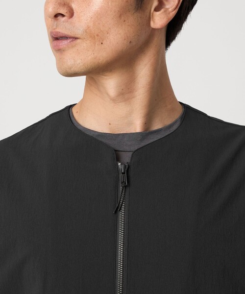 BEAUTY&YOUTH UNITED ARROWS（ビューティーアンドユースユナイテッドアローズ）の「360°MASTER クルー ジップジャケット セットアップ対応 ストレッチ ウォッシャブル（ノーカラージャケット・メンズ・モカ/ネイビー/ブラック・XL/S/M/L）」の22枚目の写真