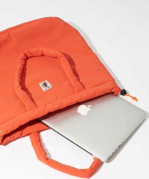 COBMASTER（コブマスター）の「【COBMASTER/コブマスター】COB PADDED-MUFFIN DRAWSTRING TOTE（トートバッグ・メンズ・オレンジ/グレー/ブラック・FREE）」の19枚目の写真