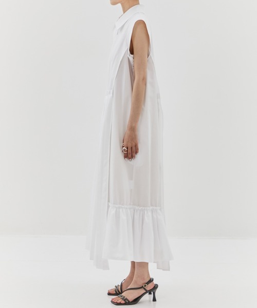 STUDIOUS/ステュディオス】Asymmetry pleats one-piece