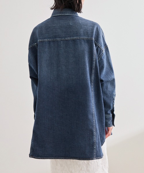 Healthy denim（ヘルシーデニム）の「【Healthy denim(ヘルシーデニム）】Almond/イージーケア（シャツ/ブラウス・レディース・ピンク/ベージュ/ブルー系その他/ブルー系その他4・M）」の10枚目の写真