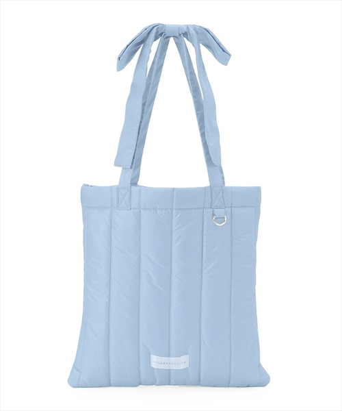 WILLSELECTION（ウィルセレクション）の「リボンショルダーキルティングトート（トートバッグ・レディース・グリーン/レッド/ピンク/ミント/ラベンダー/イエロー/ブラック/サックスブルー/オフホワイト・FREE）」の5枚目の写真