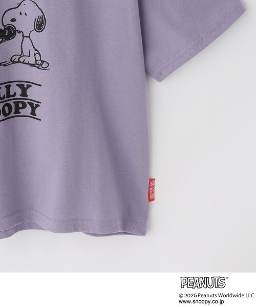 PEANUTS（ピーナッツ）の「【PEANUTS】アソートプリントTシャツ（Tシャツ/カットソー・キッズ・パープル/サックスブルー/オフホワイト・11/14/13/15 /12/10）」の9枚目の写真